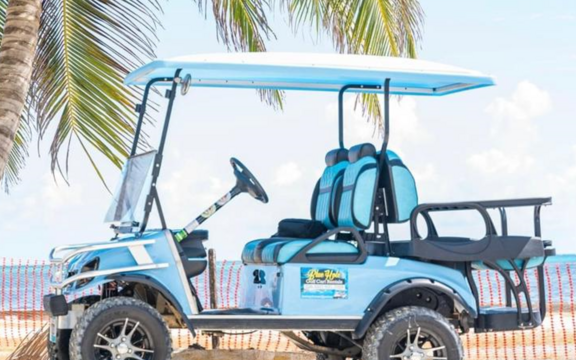 a person riding on the back of a truck